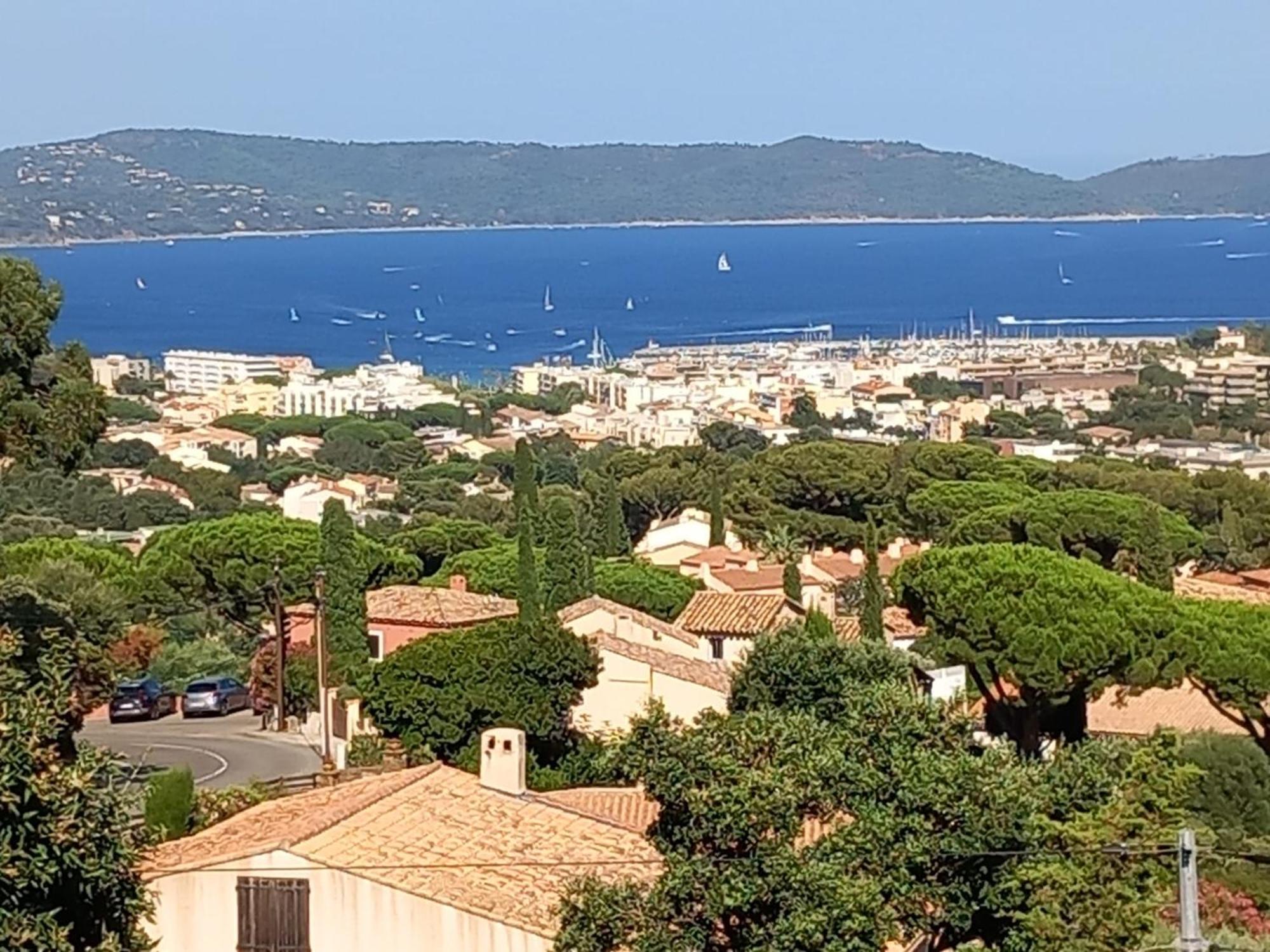 4-Star Private Villa With Heated Pool And Panoramic Sea View At Gulf De Saint Tropez Cavalaire-sur-Mer Exteriör bild